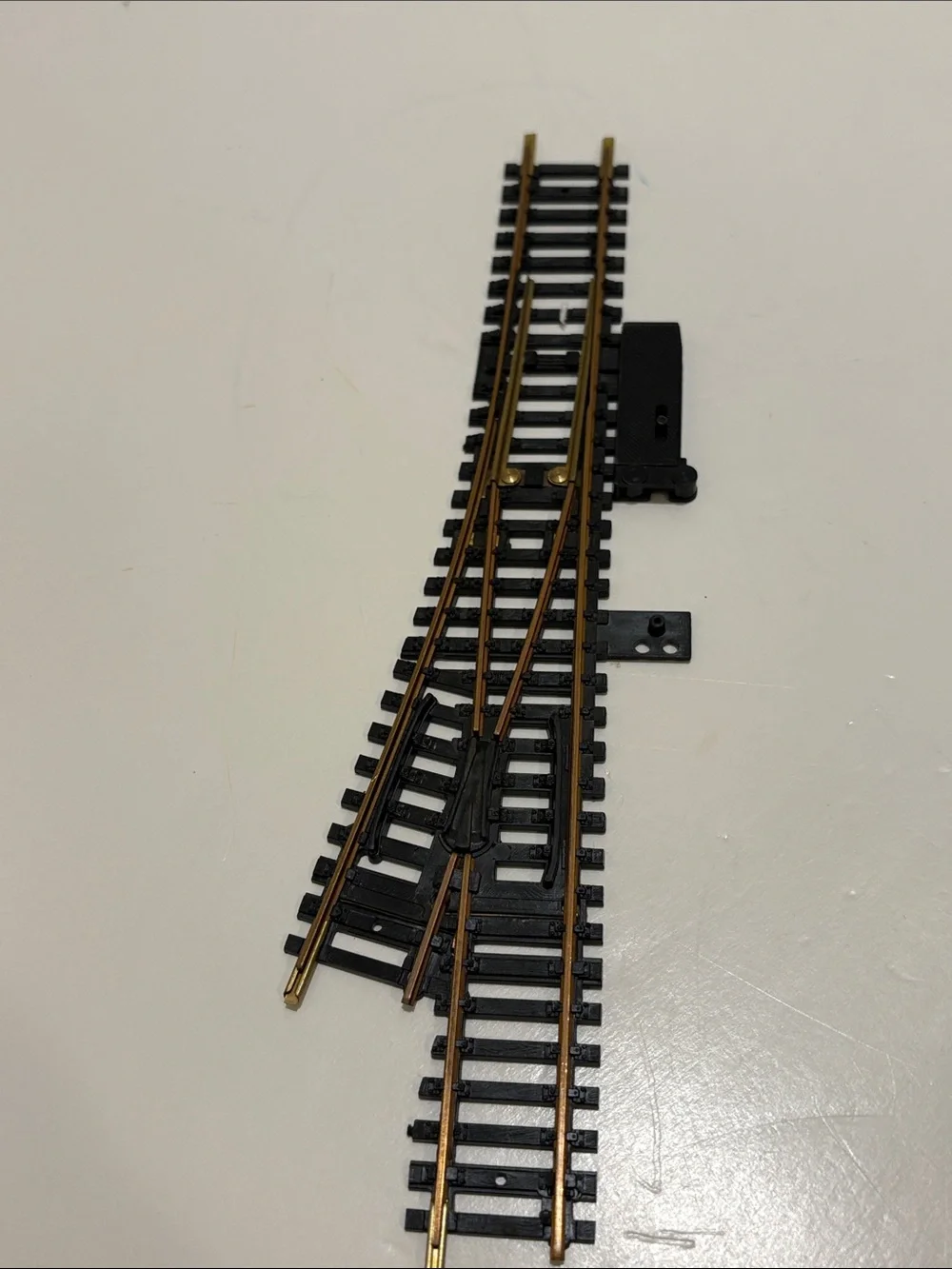 HO scale, model train switches.